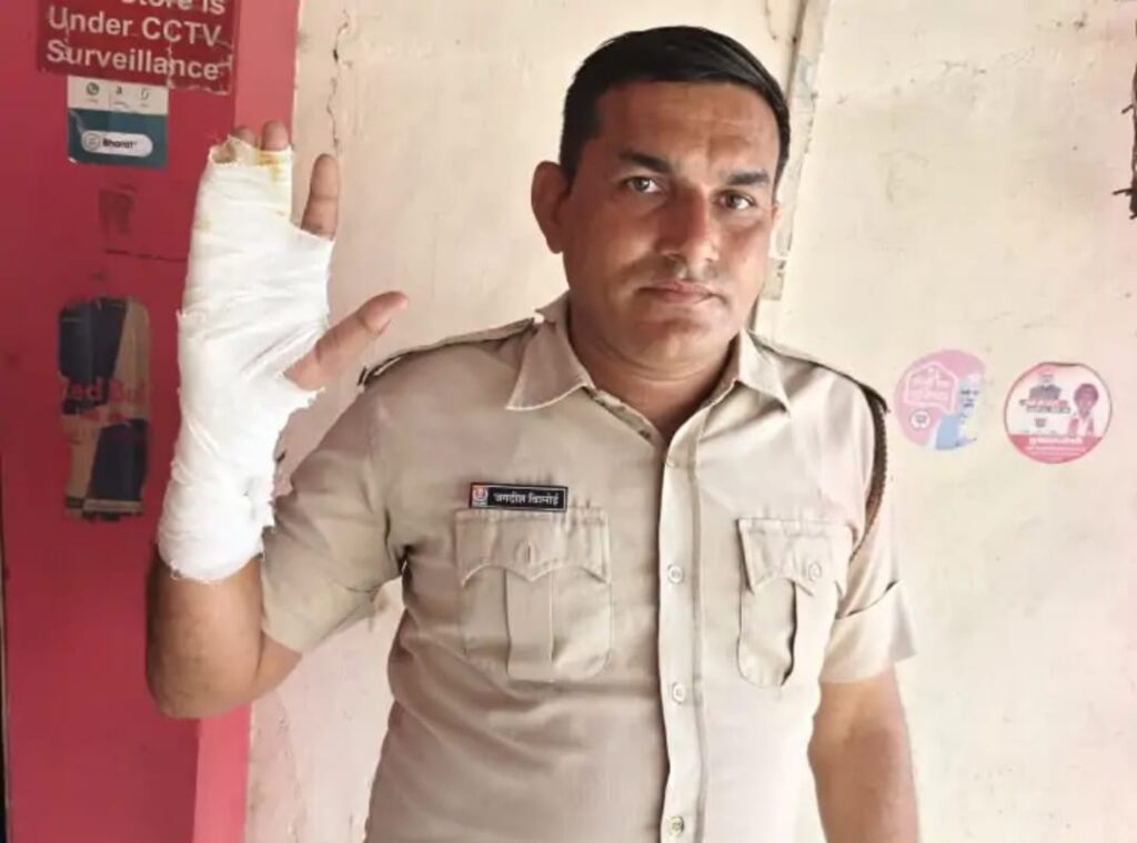 sanchore-policeman-hit-and-run-caught-on-cctv